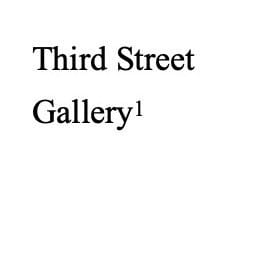 Third Street Gallery